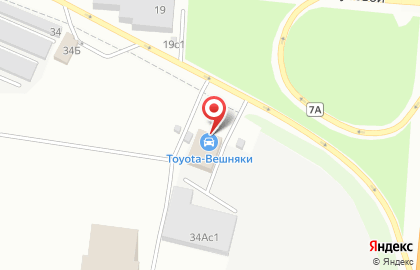 Шиномонтажная мастерская на улице Молдагуловой на карте