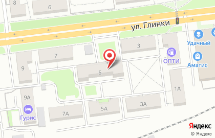 Магазин у дома Бристоль в Ленинском районе на карте
