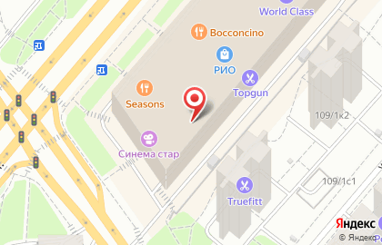 Магазин одежды h & m на метро Проспект Вернадского на карте