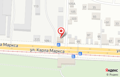 Магазин автозапчастей Перспектива на улице Карла Маркса на карте