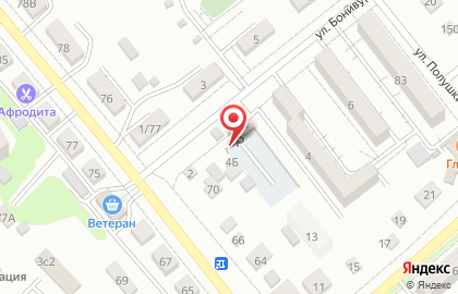 Автостоянка Надежда во Владивостоке на карте