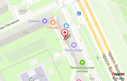 Аквафор на проспекте Большевиков на карте