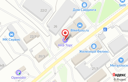 Аккумуляторный центр Автомир на улице Монтажников на карте