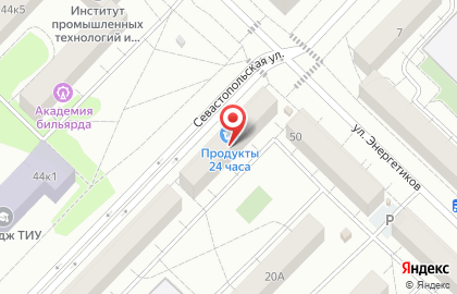 Аптека Калинка на Севастопольской улице на карте