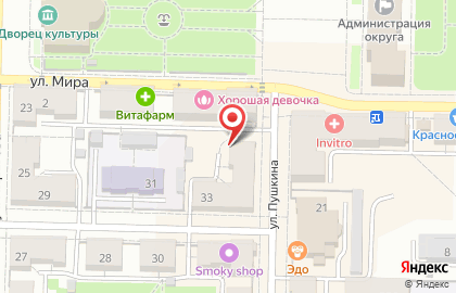 Асферика на улице Мира на карте