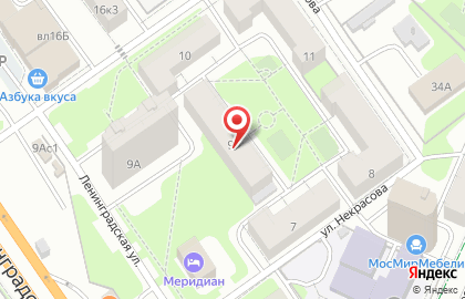 Хостел в Москве на карте