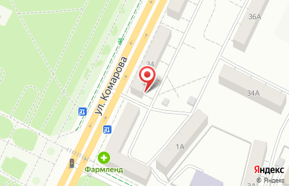 Срочная типография В печать! на улице Комарова на карте