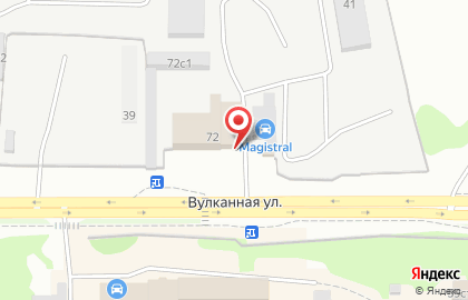 Автокомплекс Магистраль в Петропавловске-Камчатском на карте