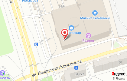 Магазин верхней одежды Ninel на улице Ленинского Комсомола на карте