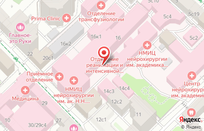ОАО Деловой Центр Нейрохирургии на карте