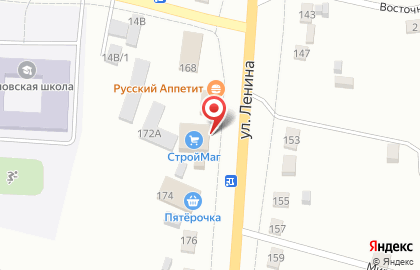 Магазин строительных материалов Строймаг на улице Ленина на карте