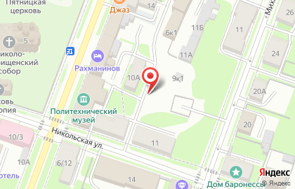 Погребок Флинта на Большой Московской улице на карте
