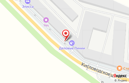 Транспортно-экспедиторская компания Деловые Линии в Пятигорске на карте