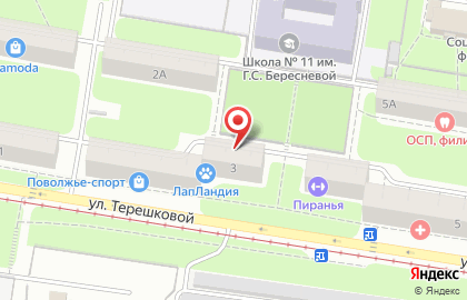 TRW на улице Терешковой на карте