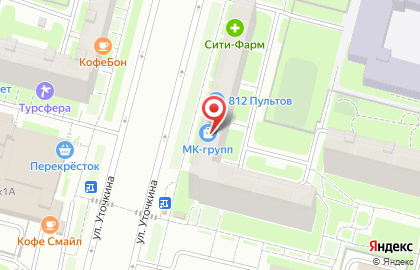 Компания МК-Групп на улице Уточкина на карте
