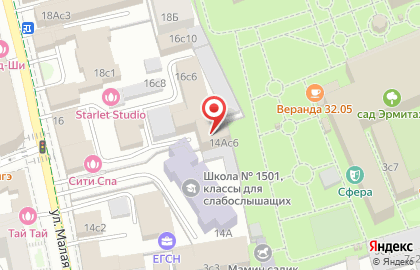 Коллегия адвокатов Князев и партнеры в Тверском районе на карте