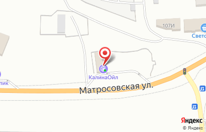 Кафе быстрого питания Стардог!s на Матросовской улице на карте