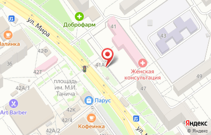 Волжские колбасы на улице Мира на карте