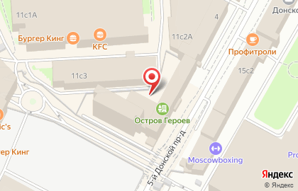 Кафе-столовая Три вилки на Ленинском проспекте на карте