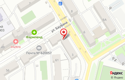 Бар Суши WOK в Орджоникидзевском районе на карте