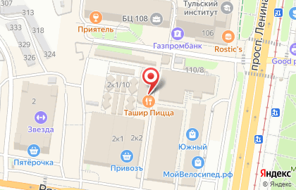 Кафе быстрого питания Минутка в Привокзальном районе на карте