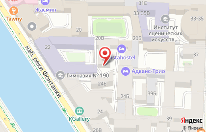 УФК, Отделение Управления Федерального казначейства по г. Санкт-Петербургу по Центральному району на карте