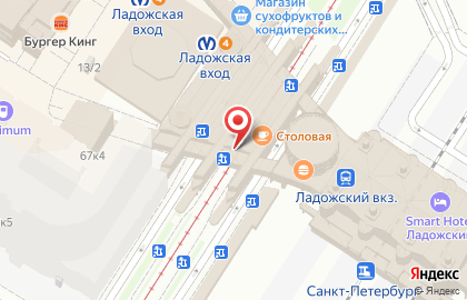 Магазин Военторг в Санкт-Петербурге на карте
