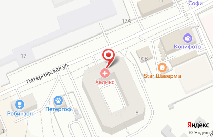 Магазин SpringList на Петергофской улице на карте