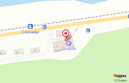 Супермаркет ROSA в Малом Слизнево на карте