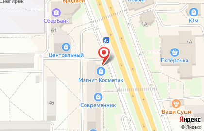 Киоск фастфудной продукции Burger в Саяногорске на карте