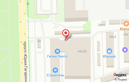 Банкомат Райффайзенбанк на проспекте Юрия Гагарина на карте