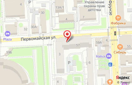 Салон кухонной мебели Бачио на Первомайской улице на карте
