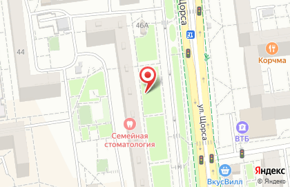 Стоматологическая поликлиника №2 на улице Щорса на карте