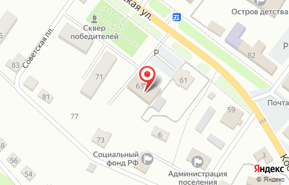 Супермаркет Магнит на Советской площади на карте