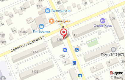 Продуктовый магазин Калина в Черноморском переулке на карте