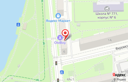 Барбершоп OldBoy на улице Софьи Ковалевской на карте
