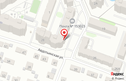 Школа танцев Стрекоза в Иваново на карте