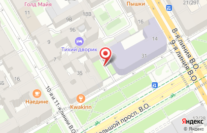 Титаник в Василеостровском районе на карте