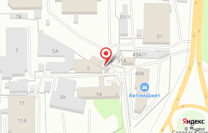 Автостоянка в Уфе на карте