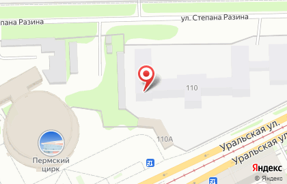 БЭЙСИК в Мотовилихинском районе на карте
