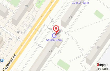 Альфа-Банк в Восточном административном округе на карте