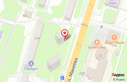 Политическая партия Лдпр на проспекте Макеева на карте