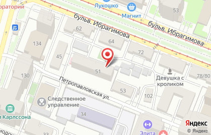 Веб-студия WebToAll на Петропавловской улице на карте