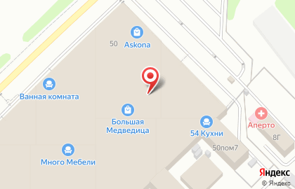 Магазин мягкой мебели в Новосибирске на карте