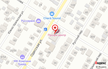 Компания Забор Мастер на Одесской улице на карте