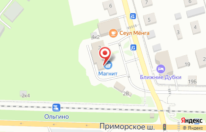 Ольгино на Коннолахтинском проспекте на карте