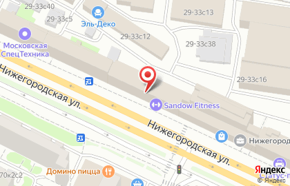 Городская Ритуальная Служба на Нижегородской улице на карте