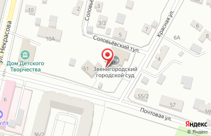 Г. Звенигорода Городского Округа в Звенигороде на карте