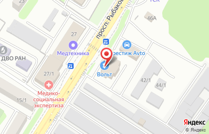 Ёлки-Палки в Петропавловске-Камчатском на карте