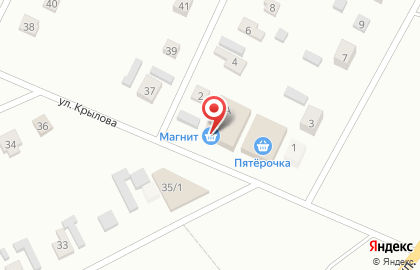 Магазин разливного пива Хмельной визит на улице Крылова на карте